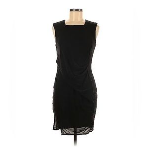 Helmut Lang Cocktail Dress - Black. Size M. Elegant Fit with slight stretch.